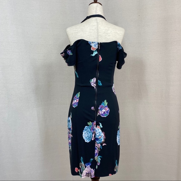 Bebe Off Shoulder Floral Dress - Picture 6 of 13